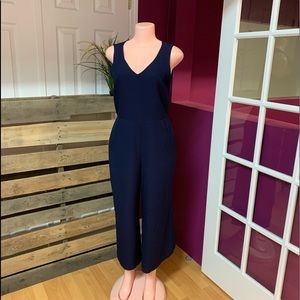 Karl lagerfeld woman’s Jumauit wide leg Cropped Blue Sz 8.